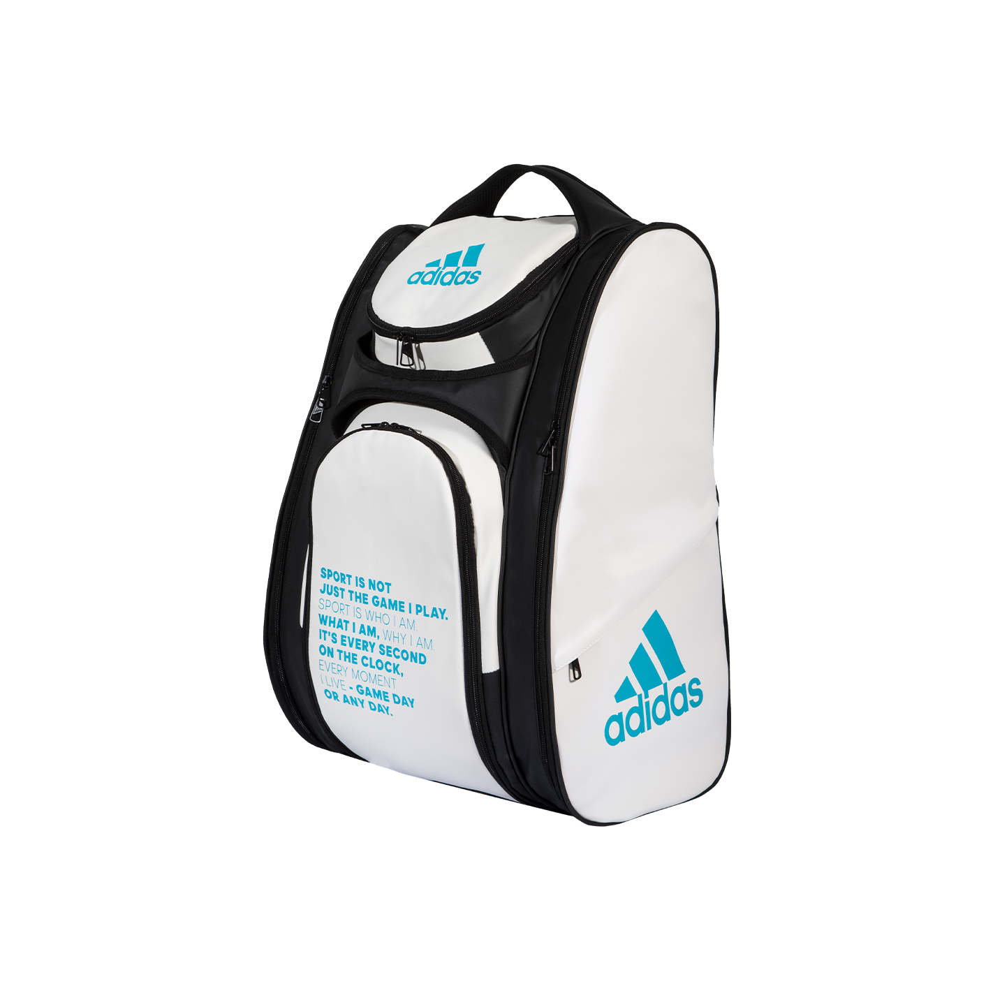 adidas-racket-bag-multigame-white Adidas Multigame 2.0 Padel Racket Bag White* - Image 1