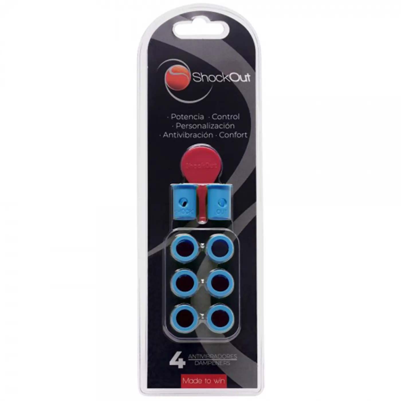 SHOCKOUT Padel Dampers Blu Image 1 SHOCKOUT Padel Dampers Blu Image 1