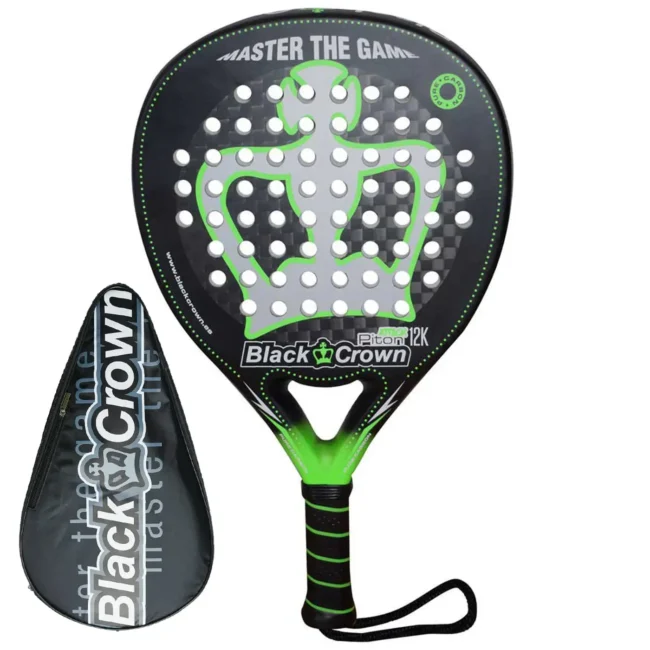 BLACK CROWN PADEL RACKET PITON ATTACK 12K Image 1