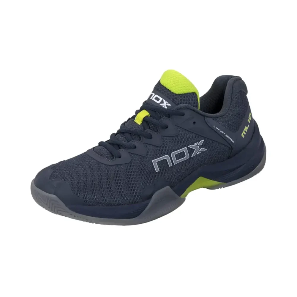 Nox Ml10 Hexa Navy Lime Padel Shoes Image 2