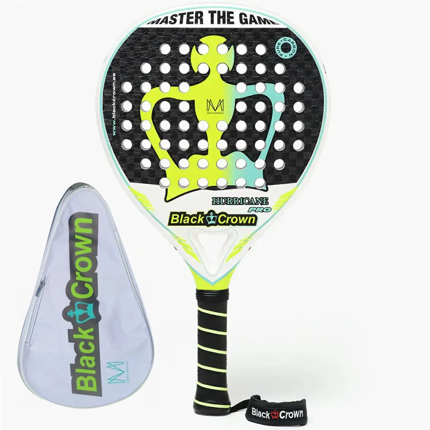 Black Crown Hurricane Pro Padel Racket, Padel rackets Image Black Crown Hurricane Pro Padel Racket, Padel rackets Image