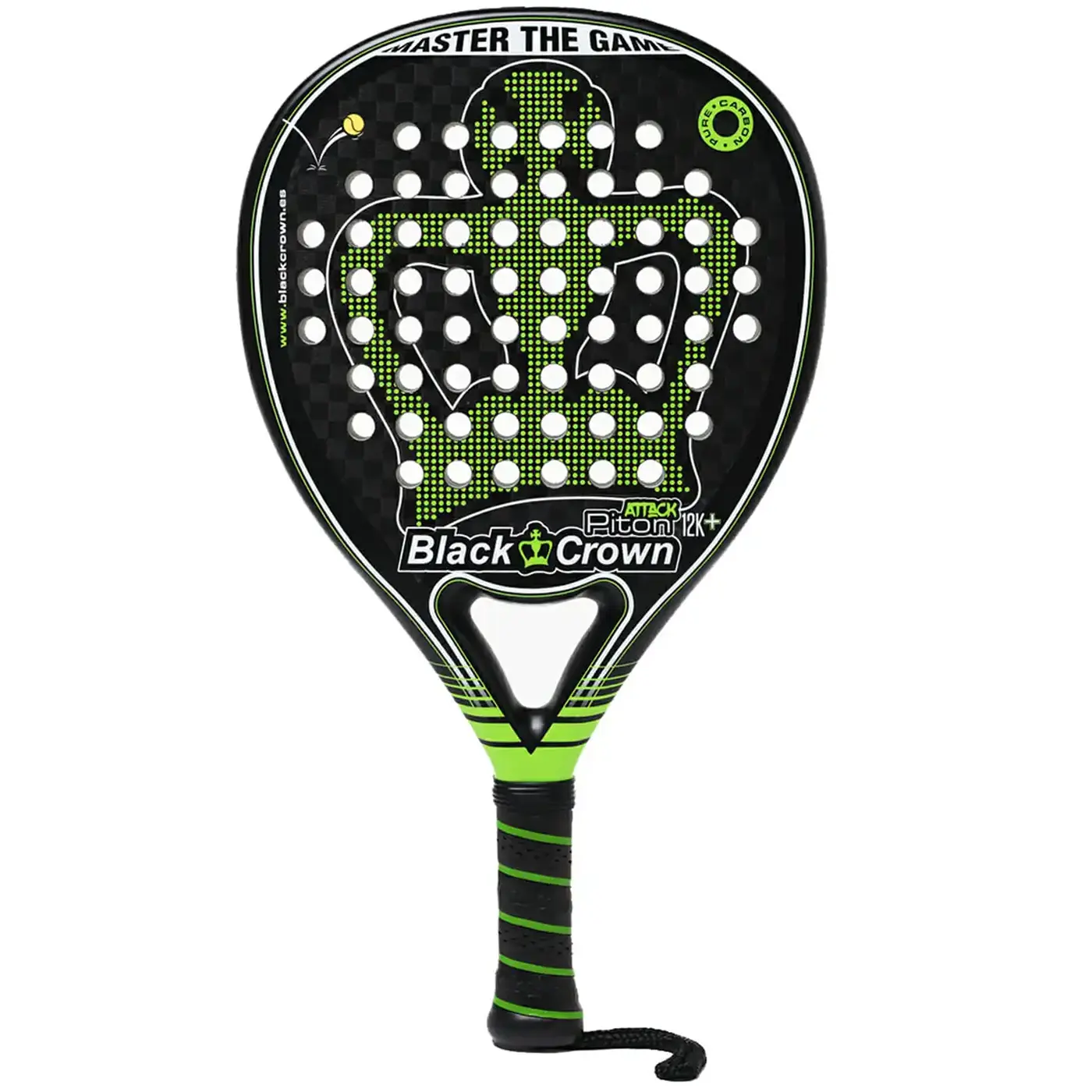 Black Crown Piton Attack 12K+ Padel Racket, Paddle Rackets Image 1 Black Crown Piton Attack 12K+ Padel Racket, Paddle Rackets Image 1