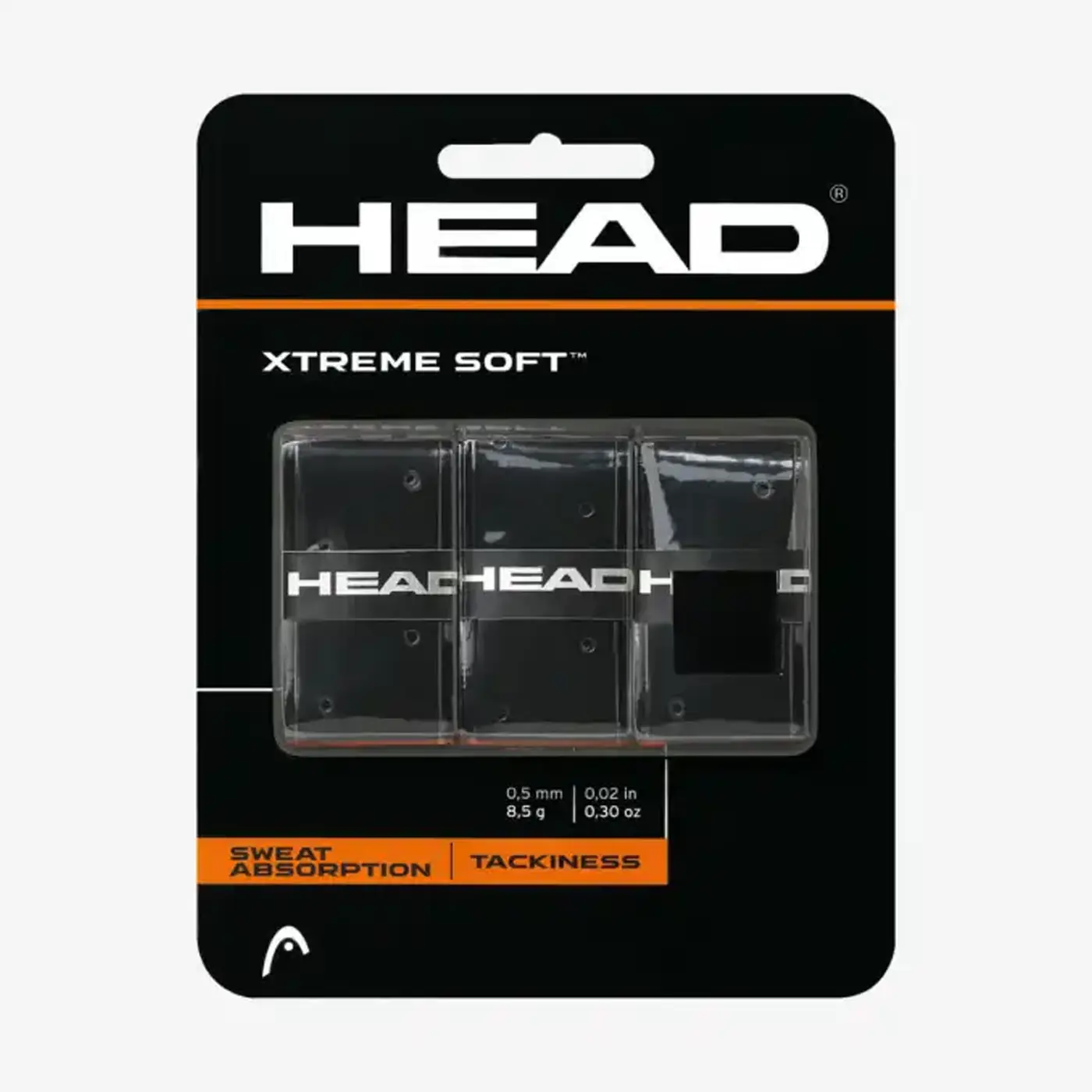 HEAD Xtremesoft Black overwrap HEAD Xtremesoft Black overwrap