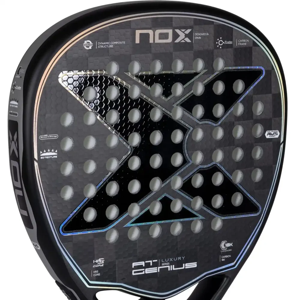 NOX AT Luxury GENIUS ATTACK 18K Advanced Padel Rackets 2023 Image 6