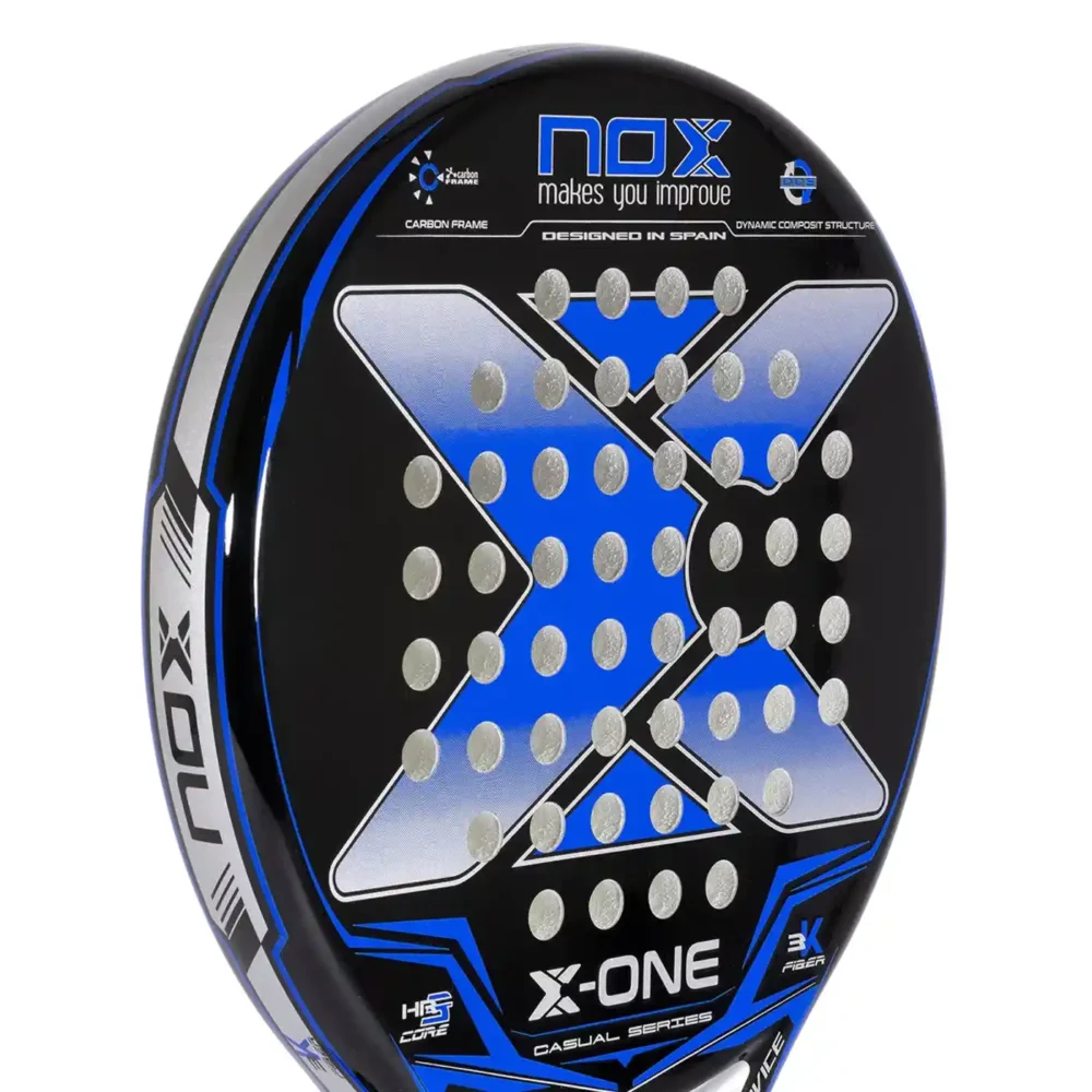 NOX X-ONE Blue Padel Racket 2023, padel Racket with bag Image 4