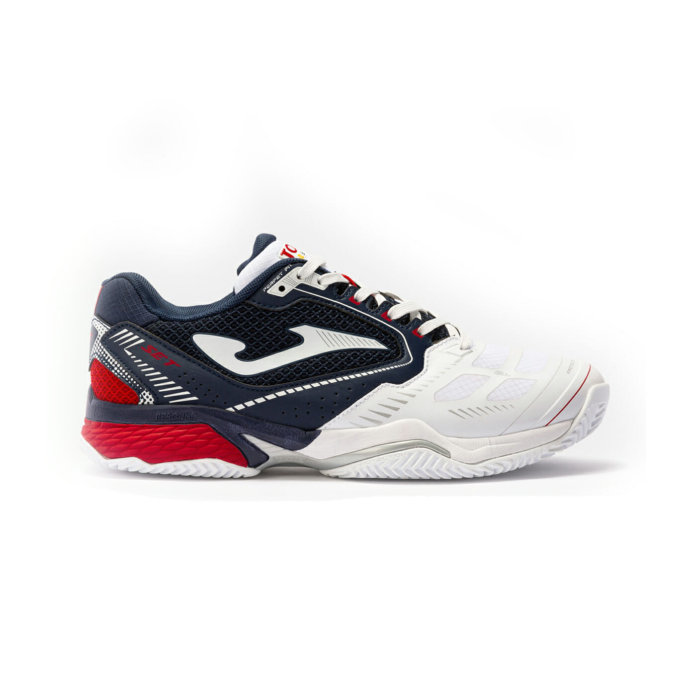TSETS2202T_1 JOMA SET 22 WHITE NAVY BLUE Padel Shoes* - Image 1