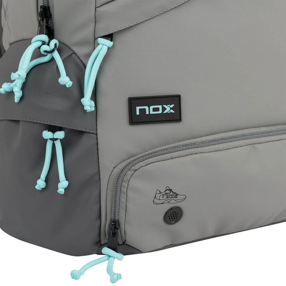 NOX ML10 TEAM SERIES Gray/Blue Padel Backpack