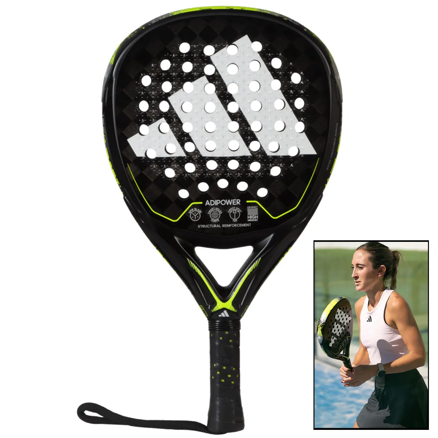 Adidas Adipower 3.2 2023 Padel Racket for women image 1 Adidas Adipower 3.2 2023 Padel Racket for women image 1