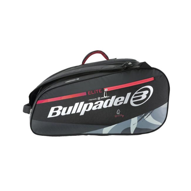 BULLPADEL ELITE BLACK PADEL BAG, Paddle Bag, Padel backpack