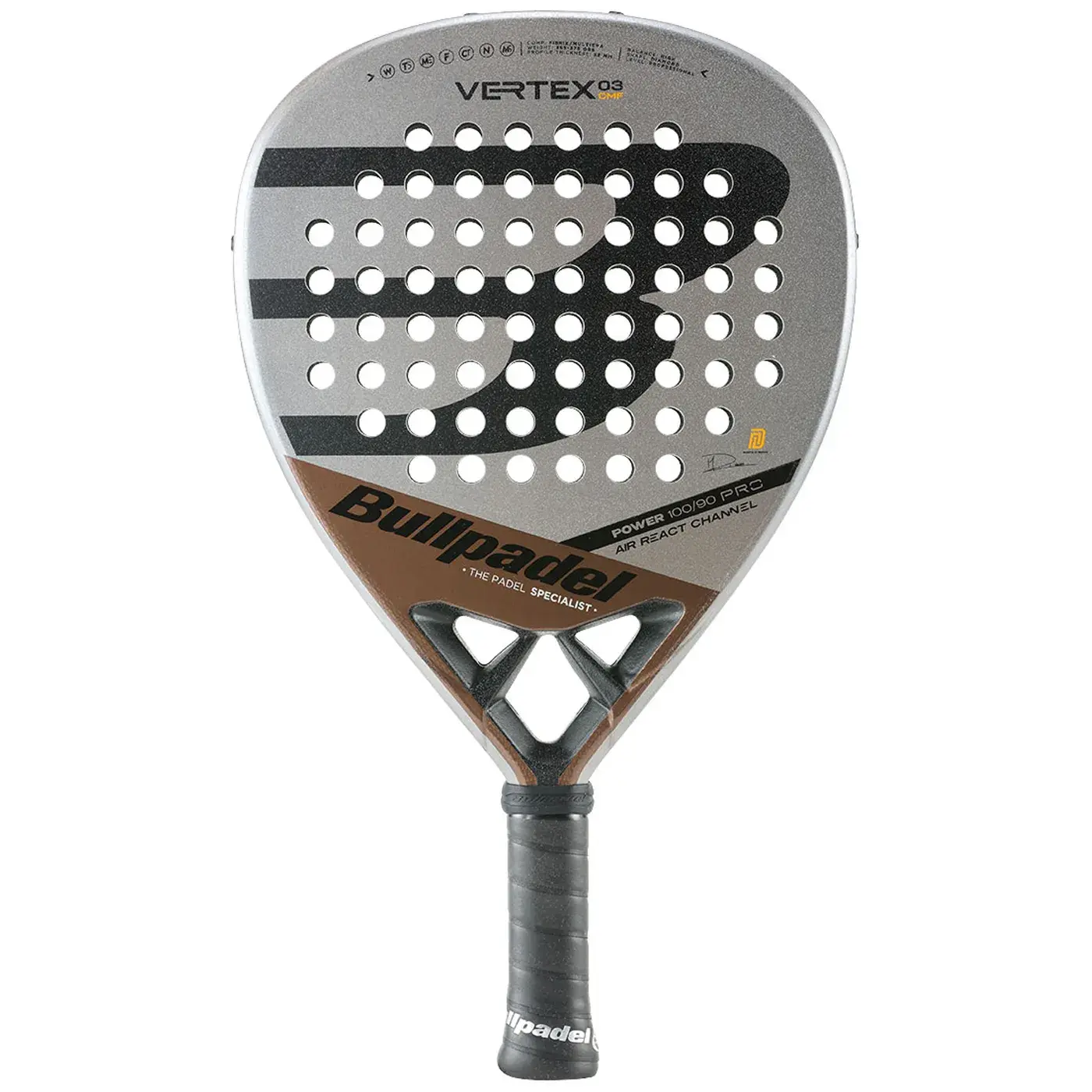 BULLPADEL VERTEX 03 COMFORT 2023 advanced Padel Rackets Image 1 BULLPADEL VERTEX 03 COMFORT 2023 advanced Padel Rackets Image 1