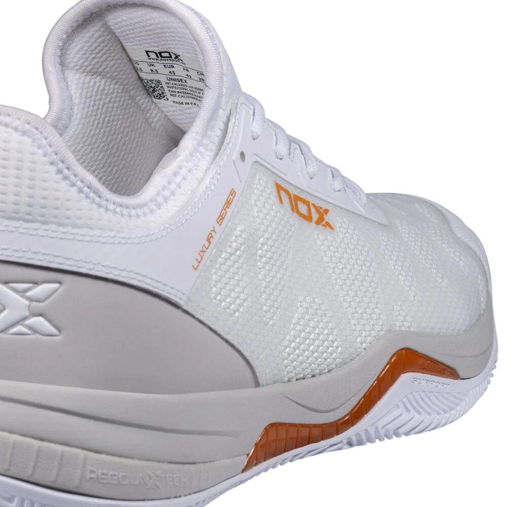 Nox Nerbo White/Coral PADEL SHOES