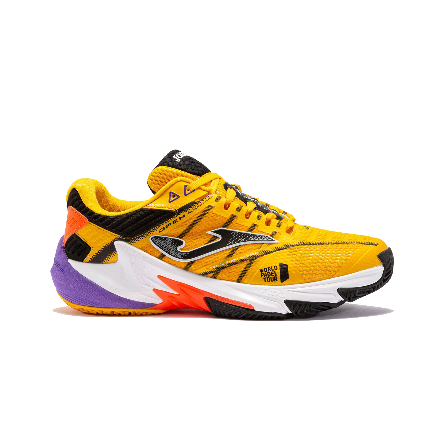 JOMA OPEN 22 FLUORESCENT SAFFRON Padel Shoes JOMA OPEN 22 FLUORESCENT SAFFRON Padel Shoes