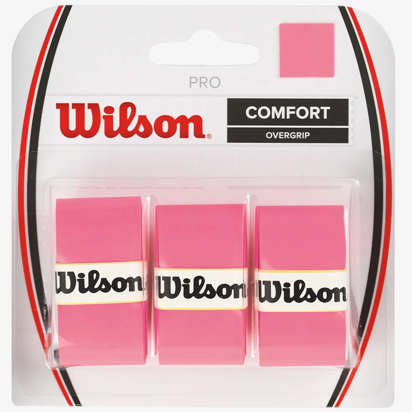 Wilson Pro Overgrip 3 Pack Pink Wilson Pro Overgrip 3 Pack Pink