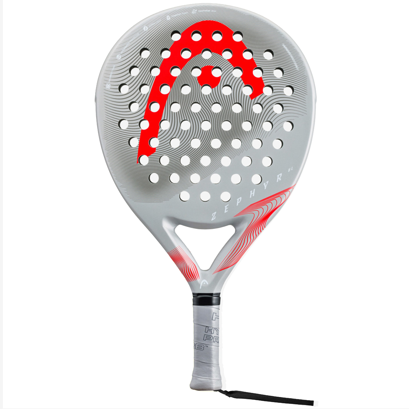 HEAD Zephyr UL GRAY Padel Racket 2023 HEAD Zephyr UL GRAY Padel Racket 2023