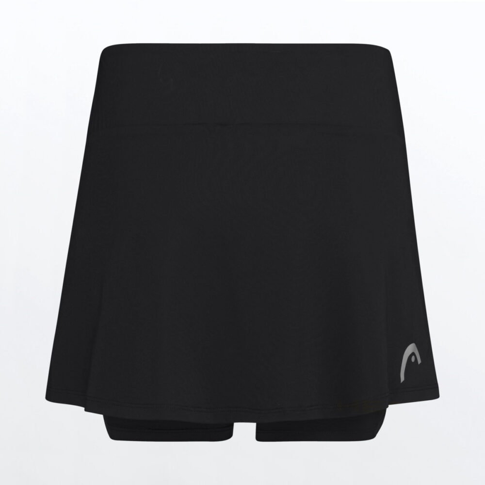 HEAD CLUB Basic Skort Women Black Padel Apparel