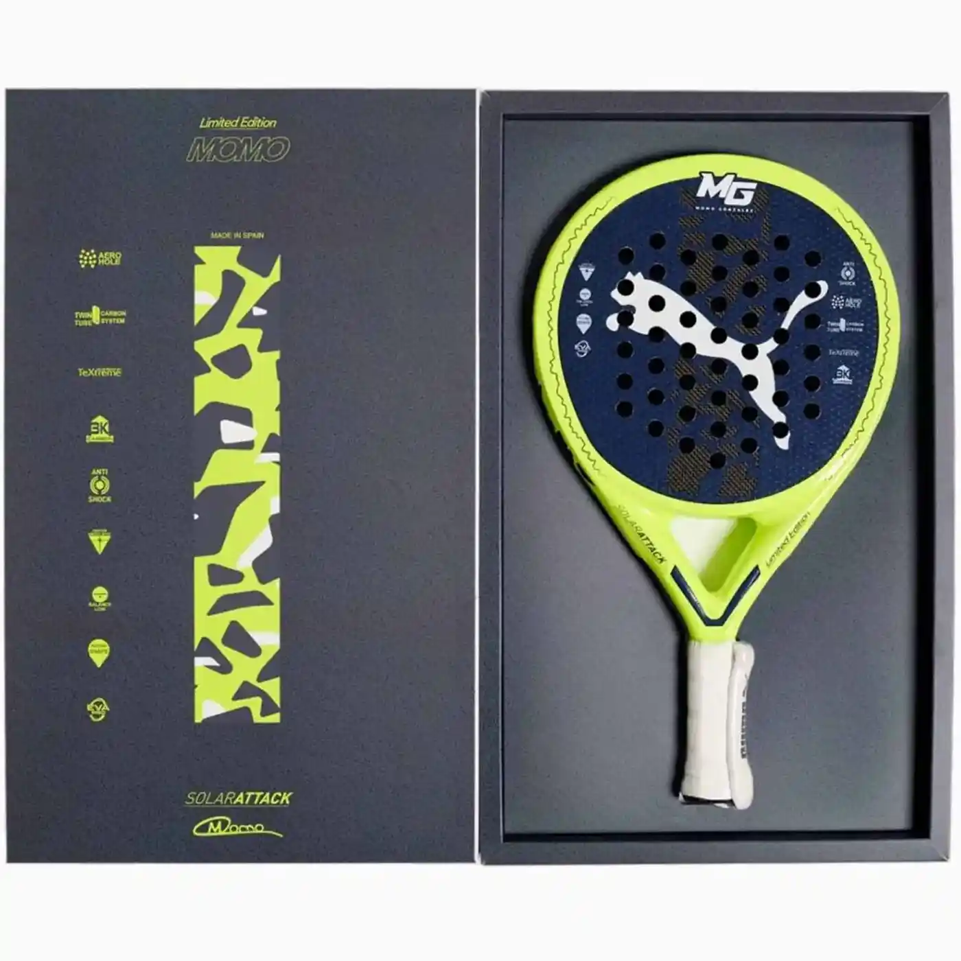 PUMA SolarATTACK Momo’s Padel Rackets Image 1 PUMA SolarATTACK Momo’s Padel Rackets Image 1