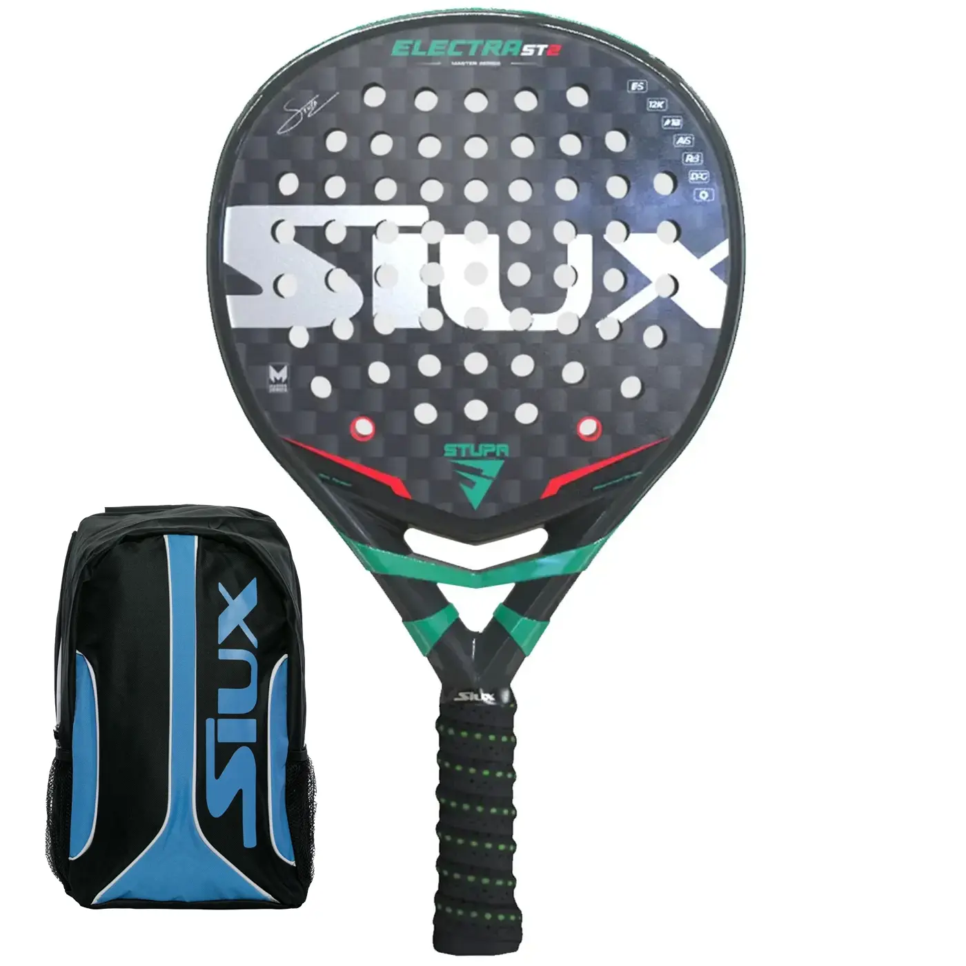 Siux Electra ST2 HYBRID Padel Racket, Hybrid Padel Rackets Image Siux Electra ST2 HYBRID Padel Racket, Hybrid Padel Rackets Image