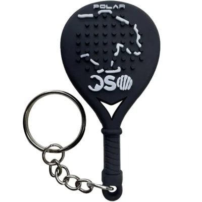 OSO Polar Mini - Padel Racket Keychain Black
