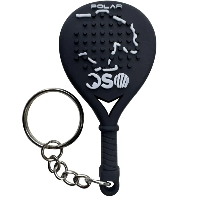 OSO Polar Mini - Padel Racket Keychain Black