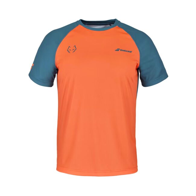 Babolat CREW NECK TEE LEBRON Orange/Dark Blue*