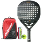 BULLPADEL IONIC CONTROL 2022 Padel Racket + VERTEX Padel Backpack + 3 Padel Ball