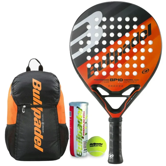 Bullpadel BP10 2023 Padel Racket + Bullpadel Performance Padel Backpack