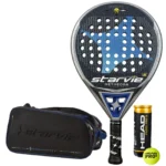 Starvie Metheora Warrior 2022 Padel Racket + Metheora Warrior Padel Bag + 3 Padel Balls