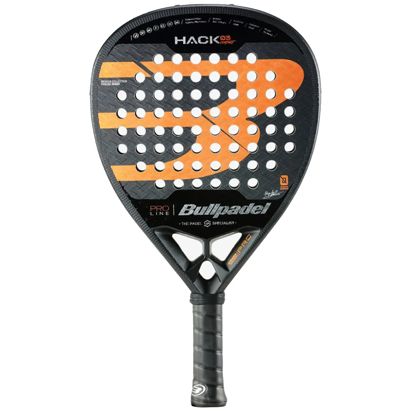 BULLPADEL HACK 03 COMFORT 24 Padel Racket, Bullpadel Rackets 2024 image 1 BULLPADEL HACK 03 COMFORT 24 Padel Racket, Bullpadel Rackets 2024 image 1