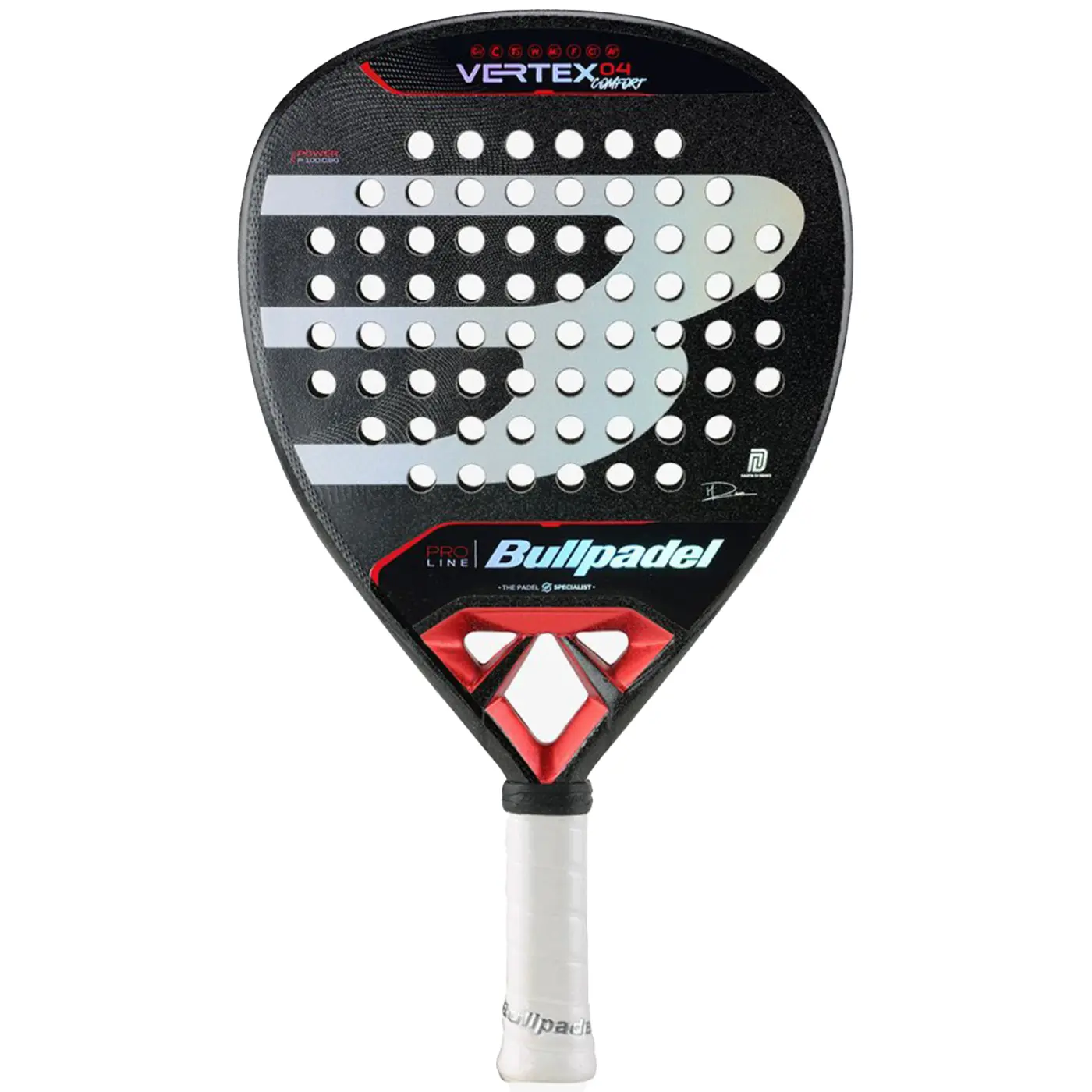 BULLPADEL VERTEX 04 COMFORT 24 Padel Racket Image 5 BULLPADEL VERTEX 04 COMFORT 24 Padel Racket Image 5