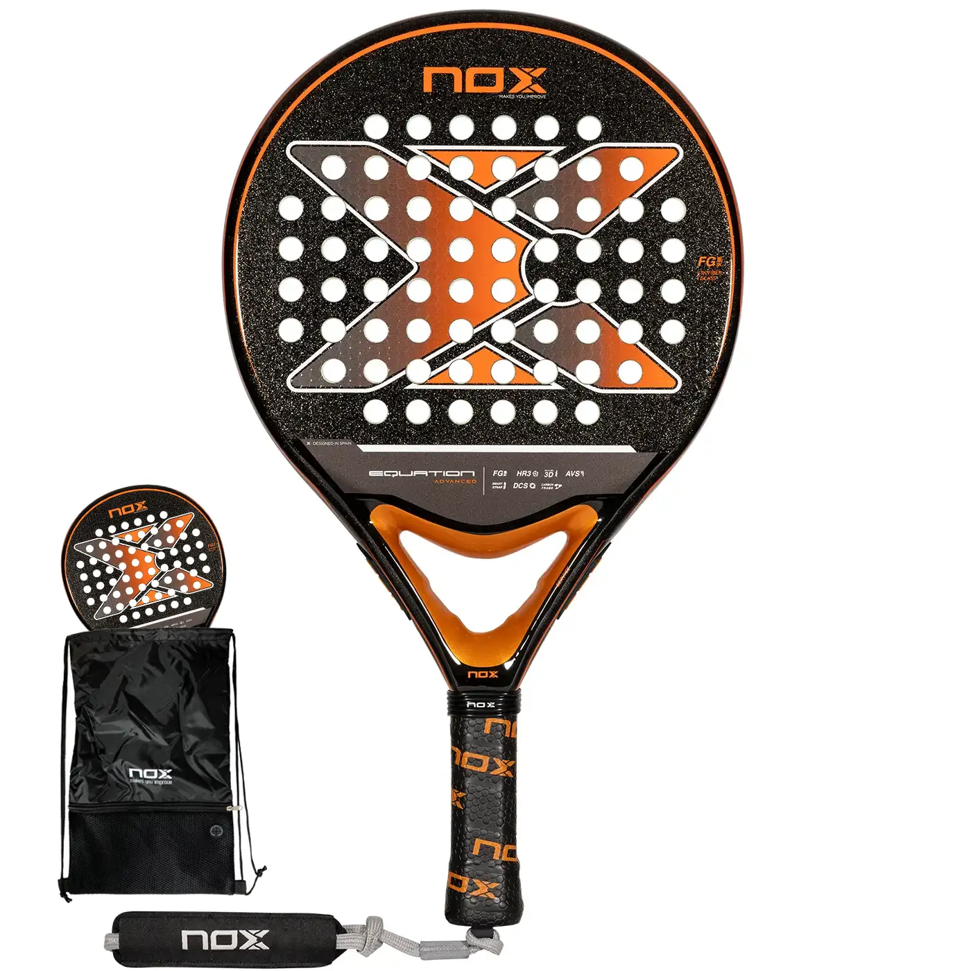 NOX EQUATION Advanced Padel Racket 2024, NOX 2024 Padel rackets Image NOX EQUATION Advanced Padel Racket 2024, NOX 2024 Padel rackets Image