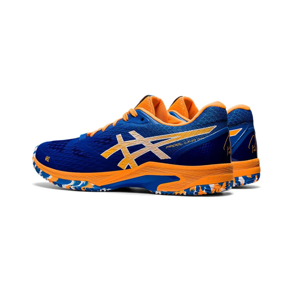 Asics Padel Shoes for men Lima FF Monaco Blue Orange POP image 3