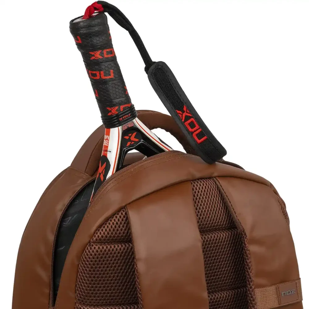 NOX PRO SERIES Marron Camel Padel Backpack, nox backpack Image 6NOX PRO SERIES Marron Camel Padel Backpack, nox backpack Image 6