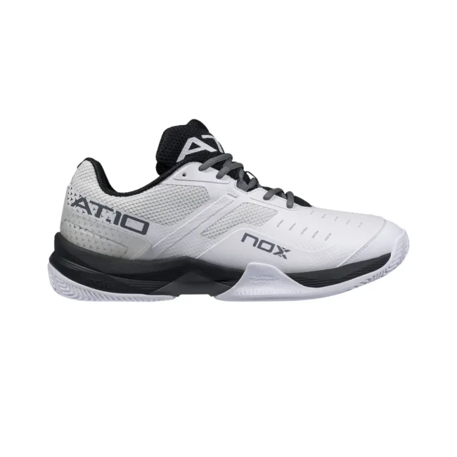 Nox Padel Shoes AT10 WhiteBlack Padel Shoes for men Image 1
