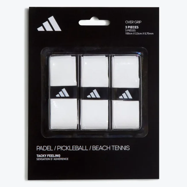 ADIDAS PADEL OVERGRIP SET OF 3 WHIT2