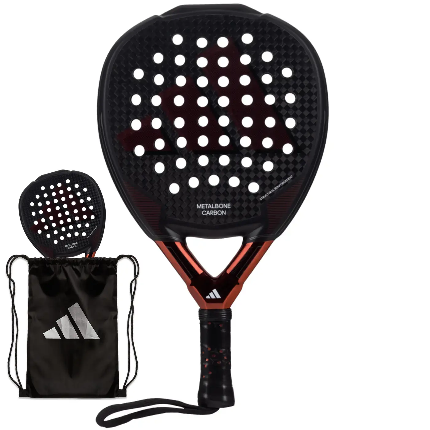 Adidas METALBONE CARBON 3.3 Padel Racket 2024 Image 01 Adidas METALBONE CARBON 3.3 Padel Racket 2024 Image 01