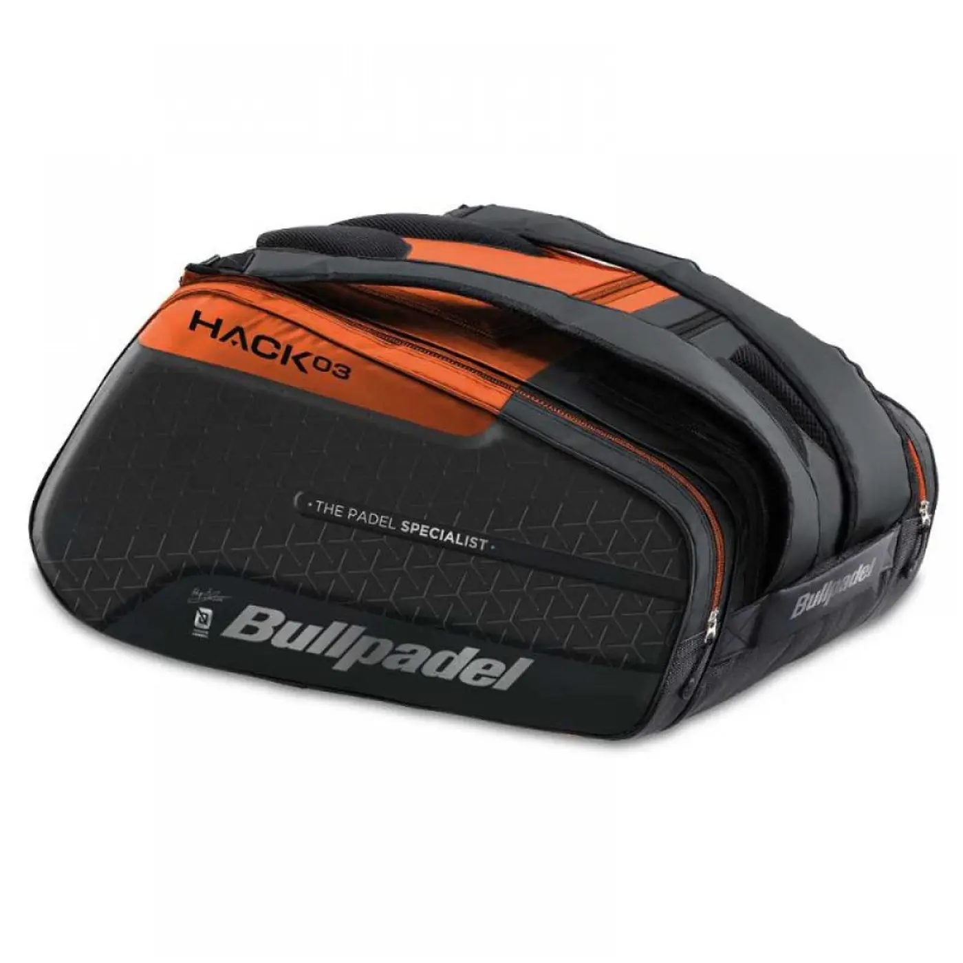 Bullpadel Paletero 24012 Hack Negro BULLPADEL Hack Padel Bag BPP-24012 ORANGE/BLACK - Image 1