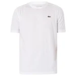 Lacoste Sport Embroidered Logo T-Shirt - White padel Shirt Image 1