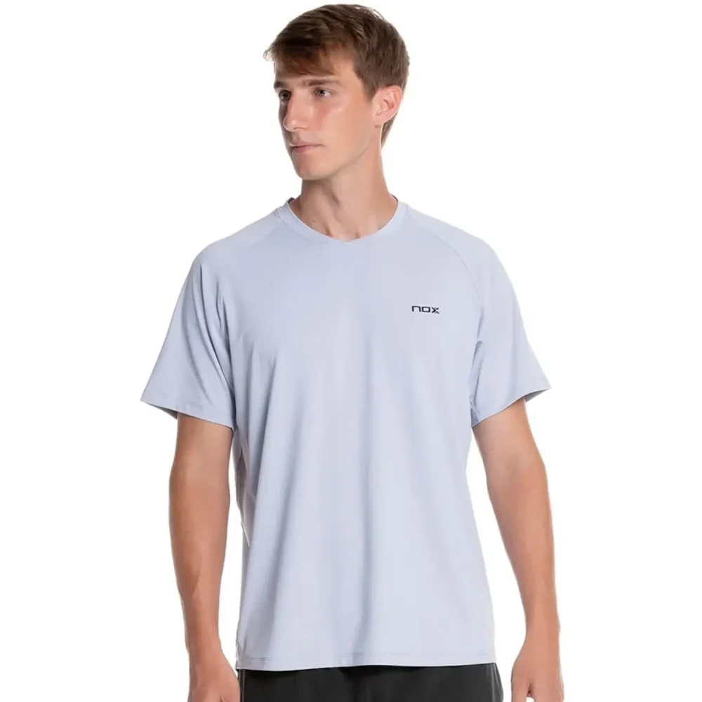 NOX Men's Padel T-shirt PRO - FIT grey Image 4