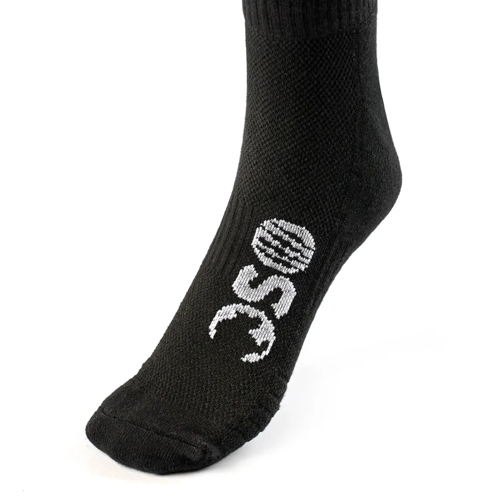 OSO Padel Socks Long Black 2 Pairs - Image 2