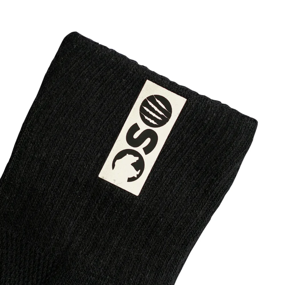 OSO Padel Socks Long Black 2 Pairs - Image 3