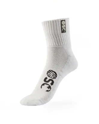 OSO padel socks White ankel leangth