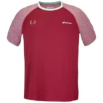 Babolat CREW NECK JUAN LEBRÓN Padel Shirt Maroon
