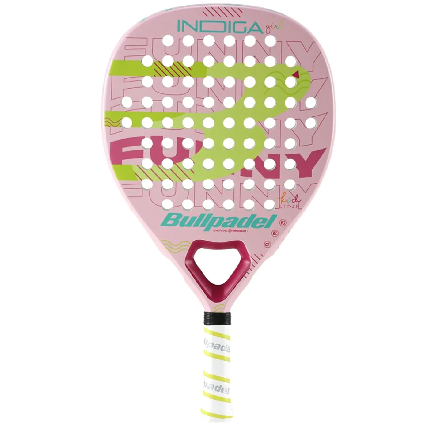 Bullpadel Racket 2023 Indiga Girl, Junior Padel Racket 2024, Image 4 Bullpadel Racket 2023 Indiga Girl, Junior Padel Racket 2024, Image 4