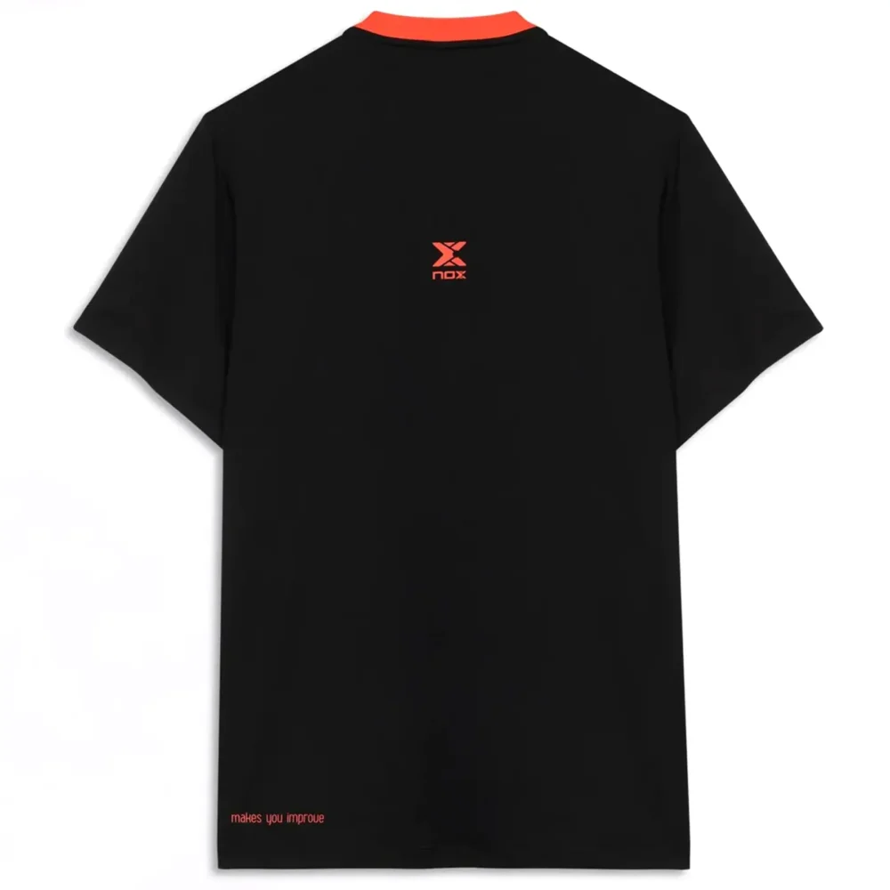 Nox Team Regular Men's Padel Polo Shirt Red Image 4