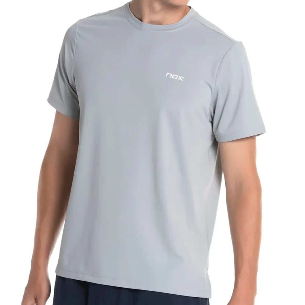 Nox Team Regular Men's Padel T-Shirt Gray Image 5