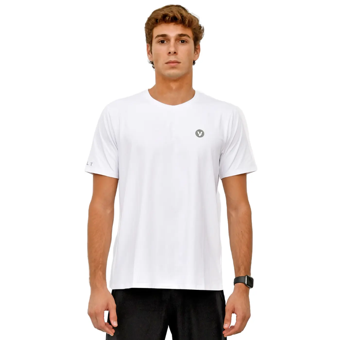 Volt Padel Performance T-shirt White V23 Image 1 Volt Padel Performance T-shirt White V23 Image 1