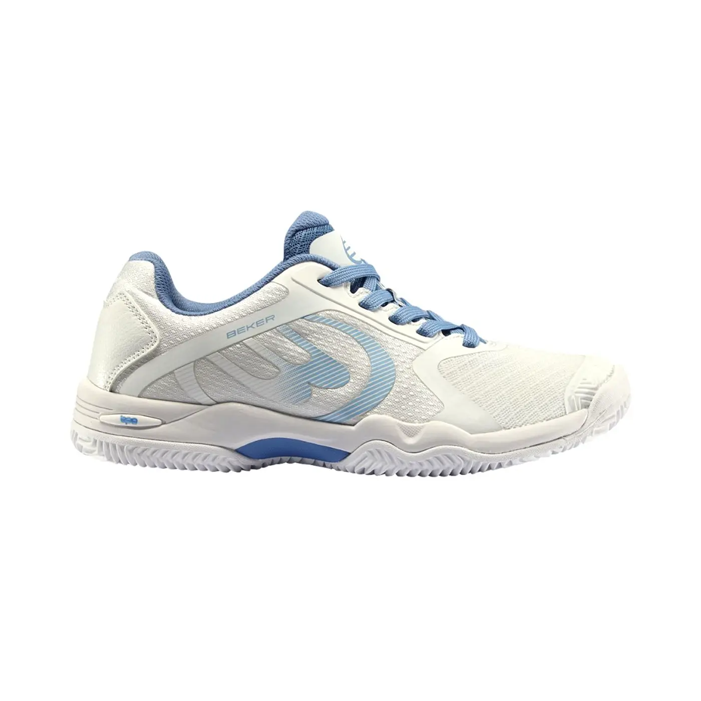 BULLPADEL Beker W 24V Women Padel Shoes White Dark Blue Image 4 BULLPADEL Beker W 24V Women Padel Shoes White Dark Blue Image 4