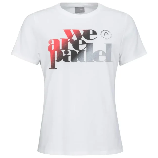 HEAD WE ARE PADEL T-Shirt Women Red Black