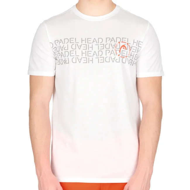 Head Logo Padel T-Shirt SPW White Image 3