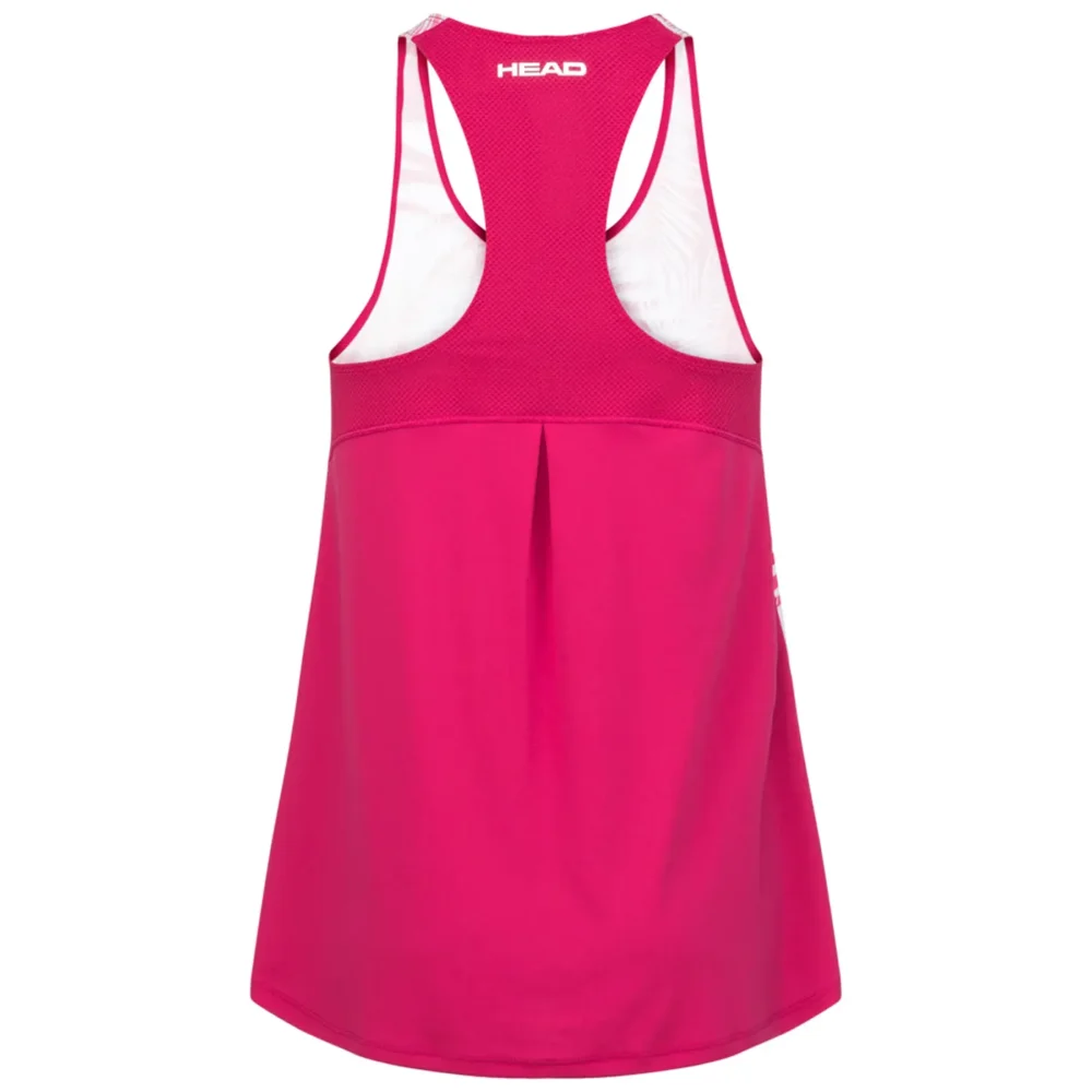 Head Women's Agility Tech Tank Top Mulberry Print Vision Image 2
